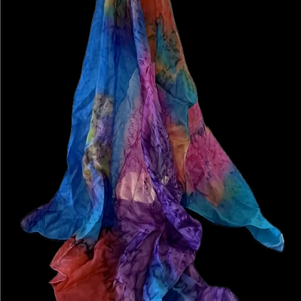 Scarf Tie-Dye Vibrant & Multicolor Lightweight